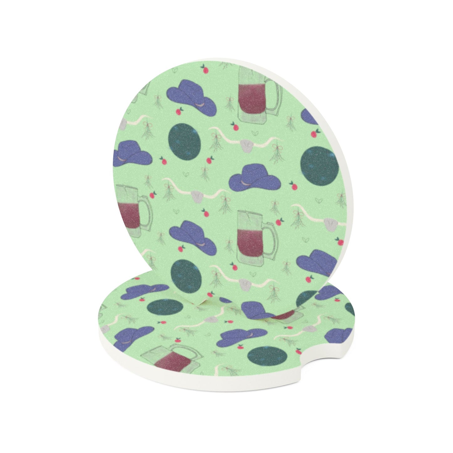 Dirty Disco Heartbreak Soapstone Car Coaster