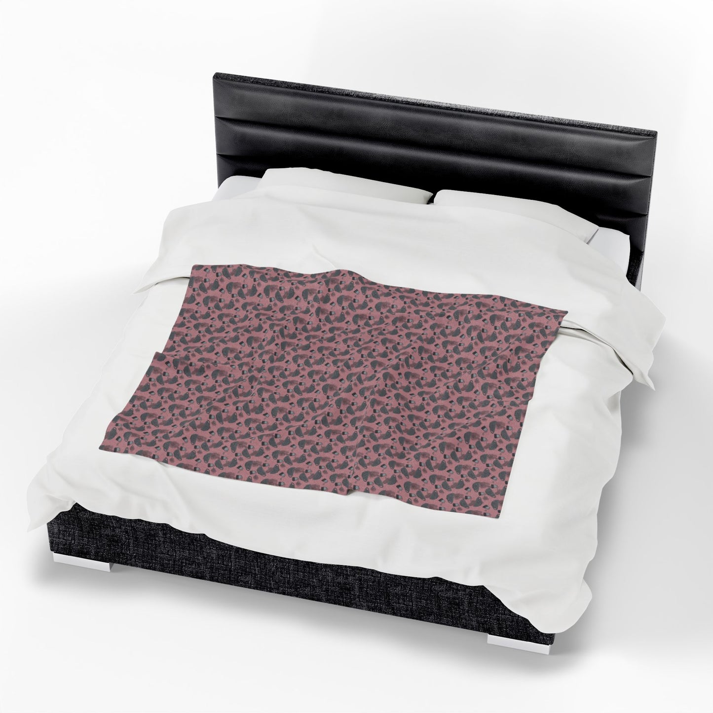 Velveteen Plush Blanket | My Cup of Tea | Cozy Romantic Couch & Bed Blanket