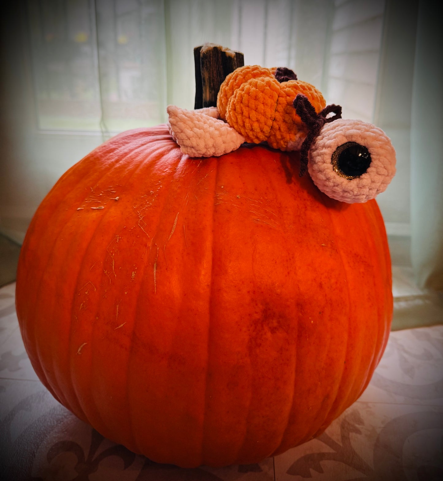 Pumpkin Turtle Plush | Handmade Autumn Crochet Turtle