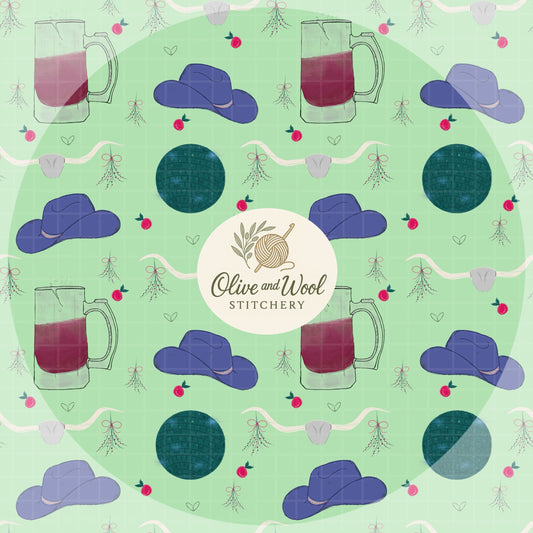 Dirty Disco Heartbreak- Seamless Pattern