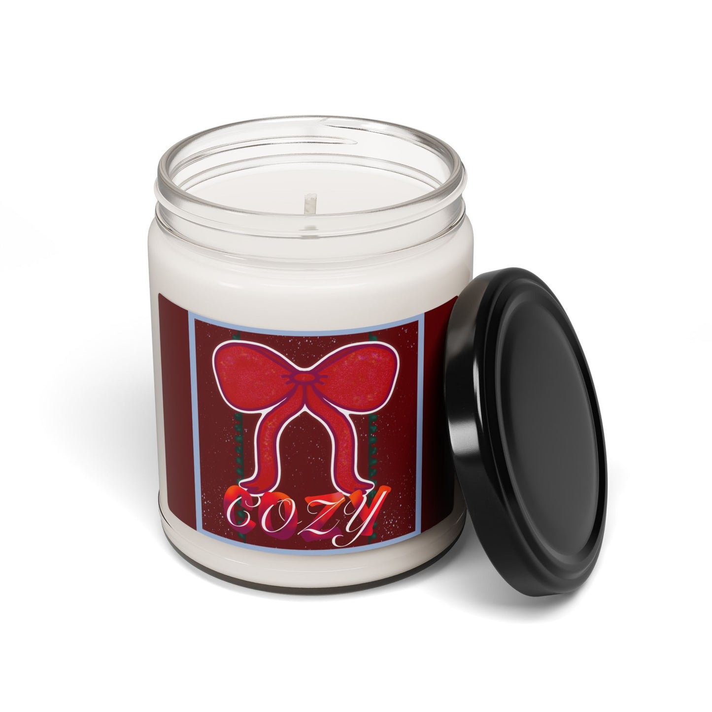 Crimson & Cozy Scented Soy Candle — 9oz