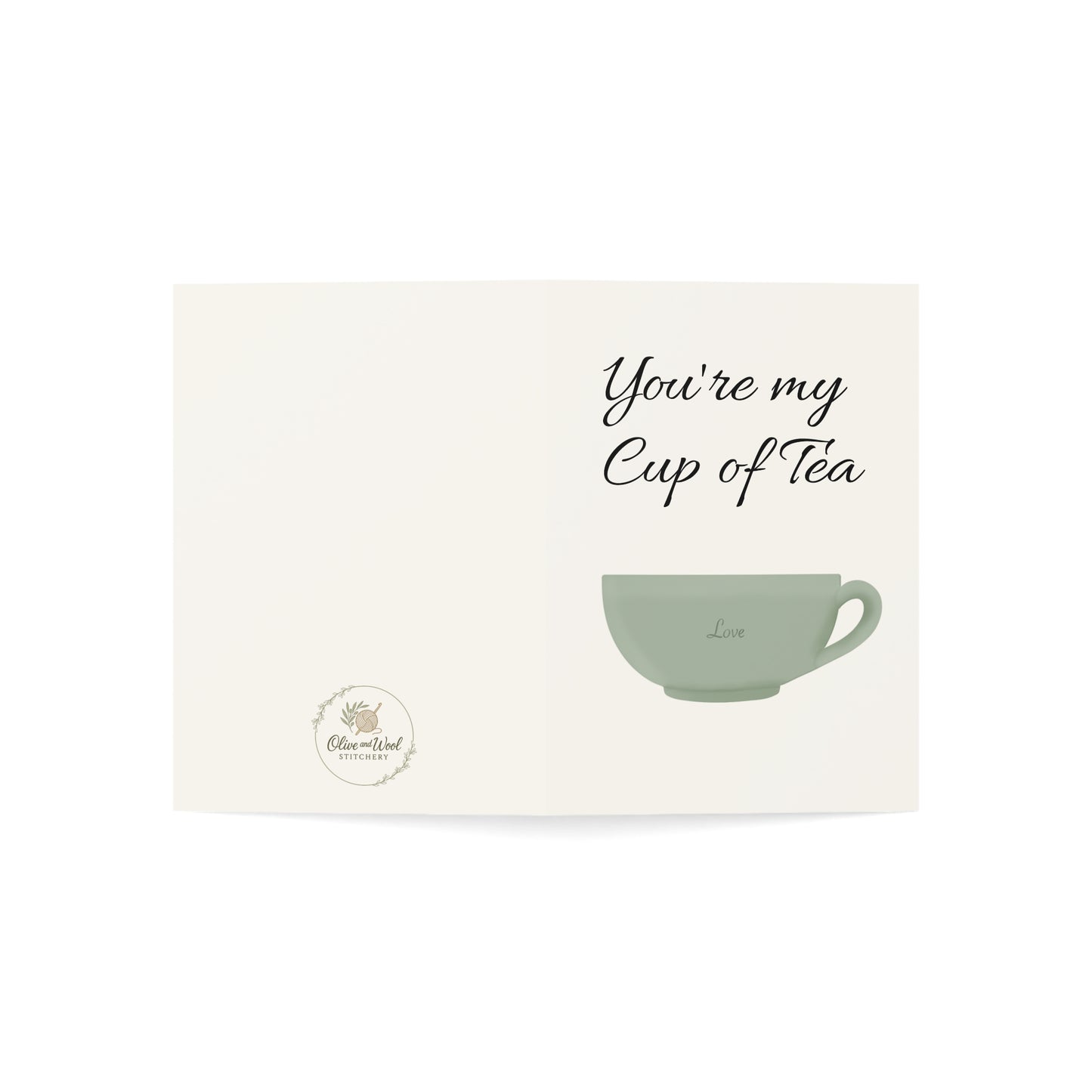 Blank Card | My Cup of Tea | Romantic Love Card