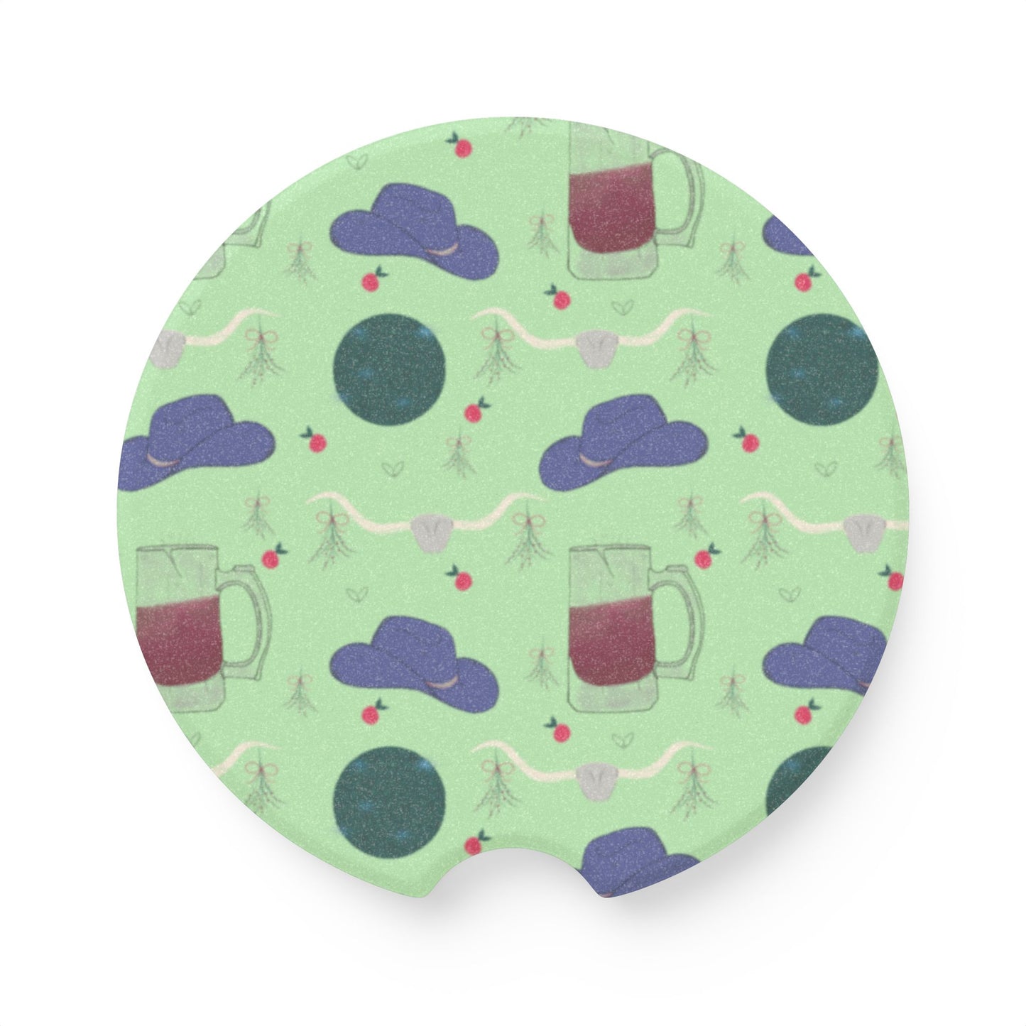 Dirty Disco Heartbreak Soapstone Car Coaster