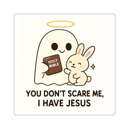 Holy Ghost & Friend Kiss Cut Sticker