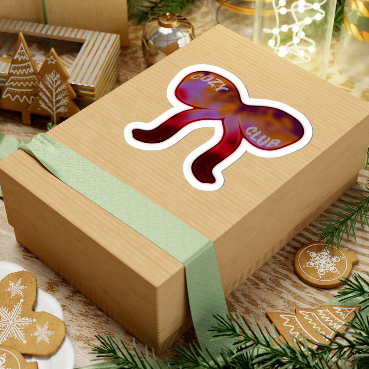 Cozy Club Kiss-Cut Stickers