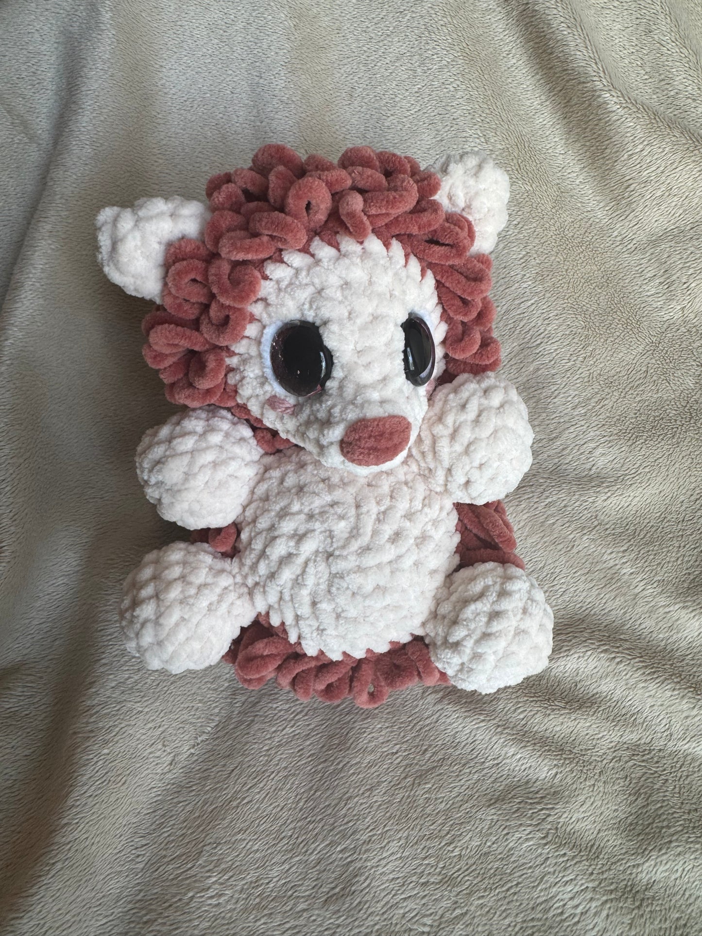 Hedgehog Crochet Plushie | Handemade Woodland Stuffed Animal