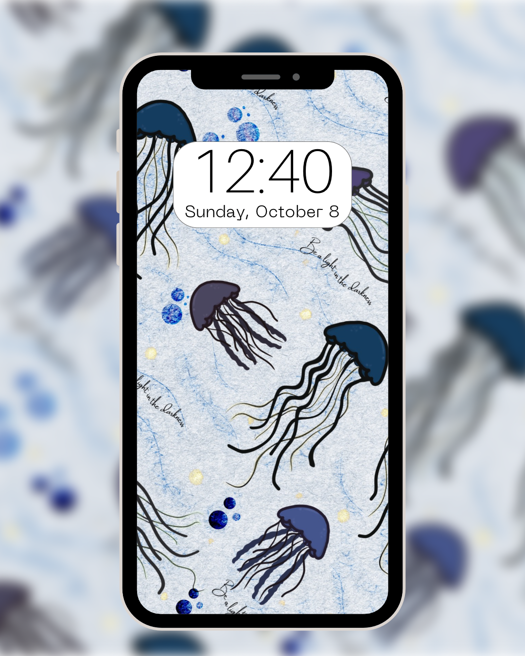 Light in the Deep Seamless Pattern