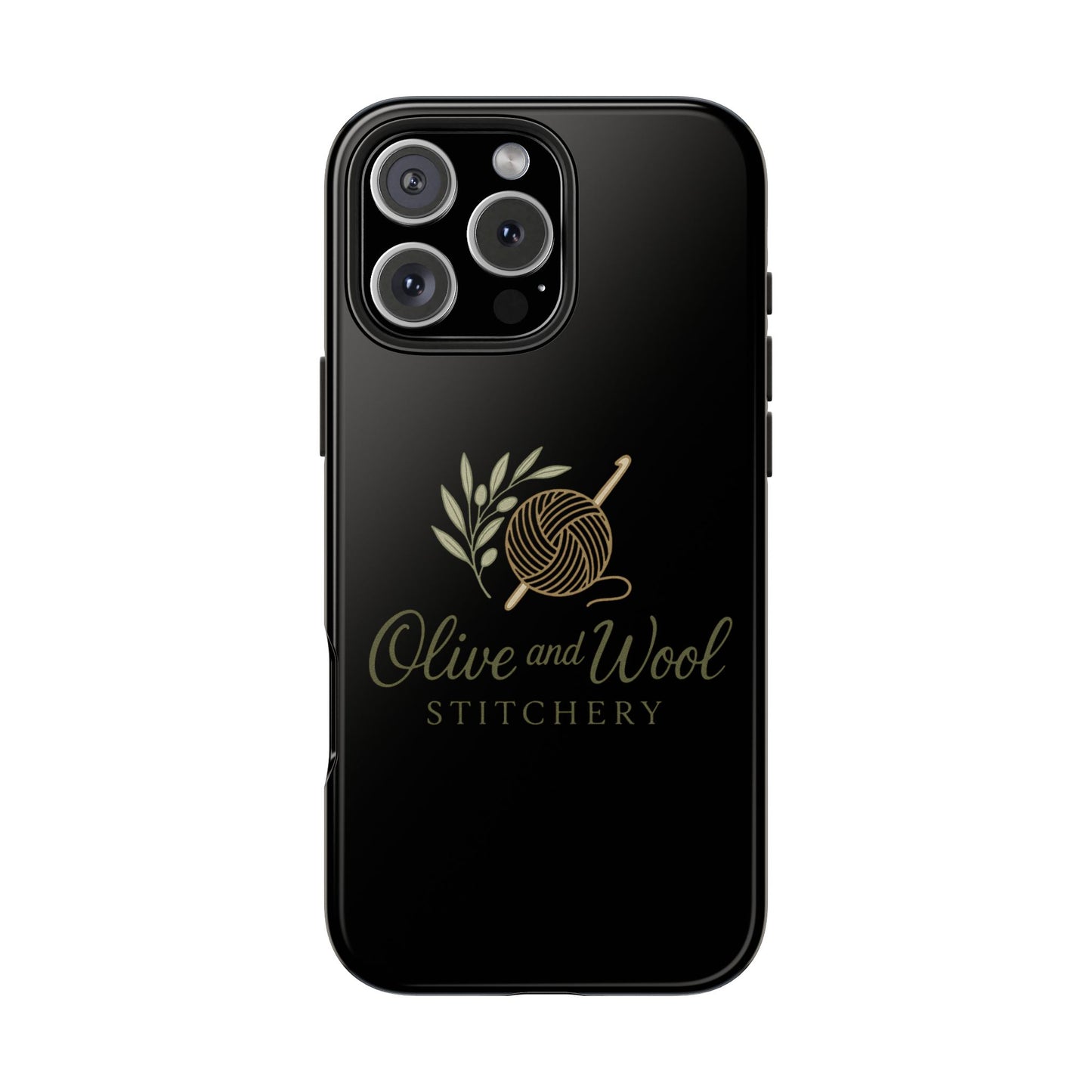 Olive and Wool Stitchery Tough Phone Cases