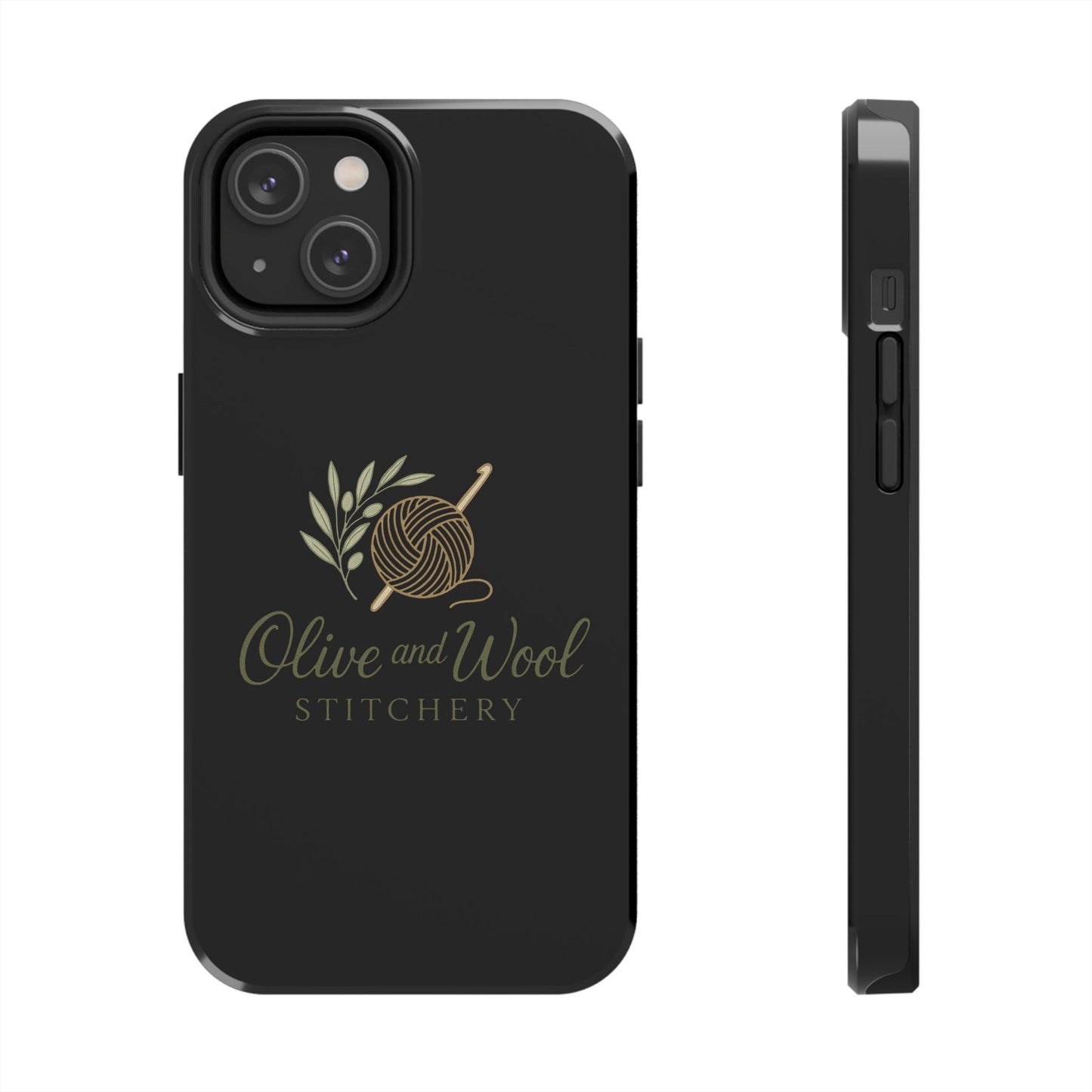 Olive and Wool Stitchery Tough Phone Cases