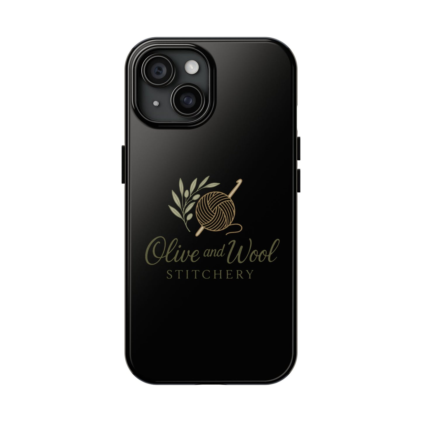 Olive and Wool Stitchery Tough Phone Cases