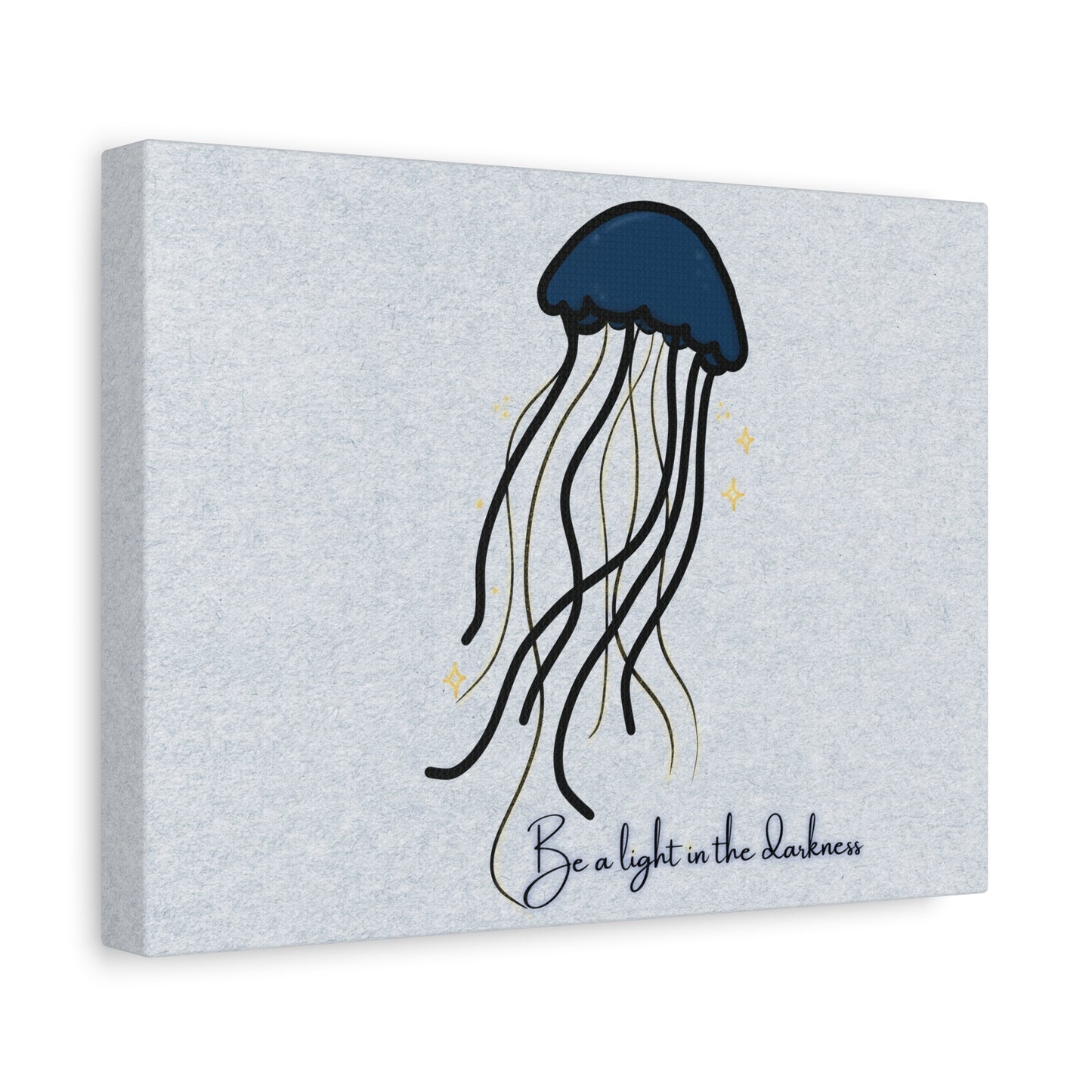 Light in the Deep Matte Stretched Canvas Print — 1.25" Frame