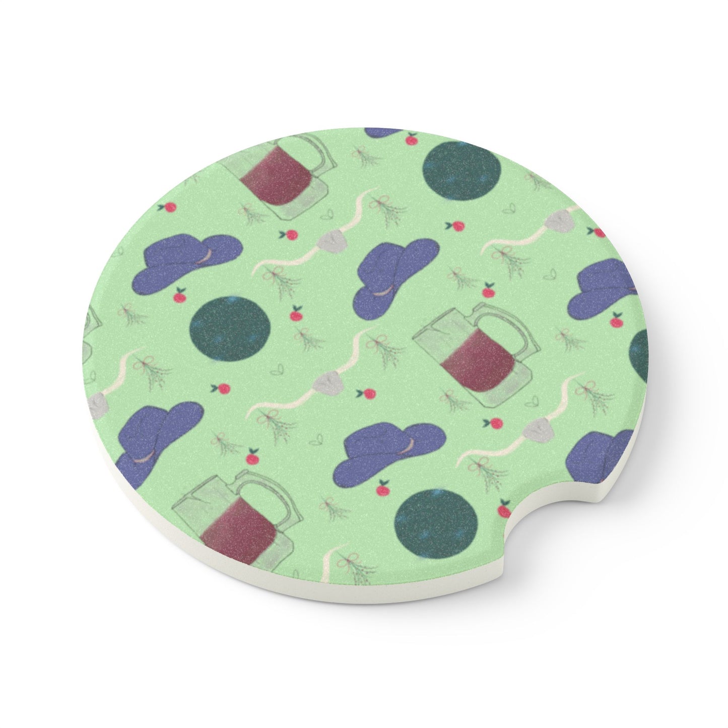 Dirty Disco Heartbreak Soapstone Car Coaster