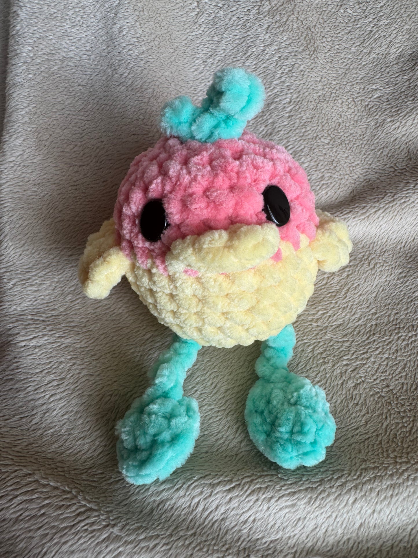 Silly Bird Plush | Crochet Bird Easter Basket Stuffer