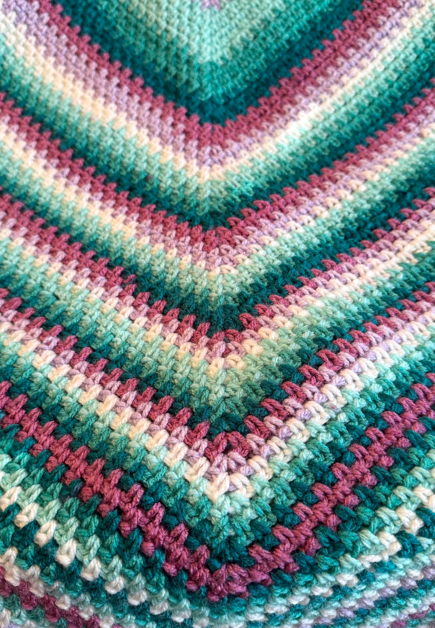 Handmade Crochet Shawl | Fruit of the Spirit Shawl| Button Closure Womens Small/Medium