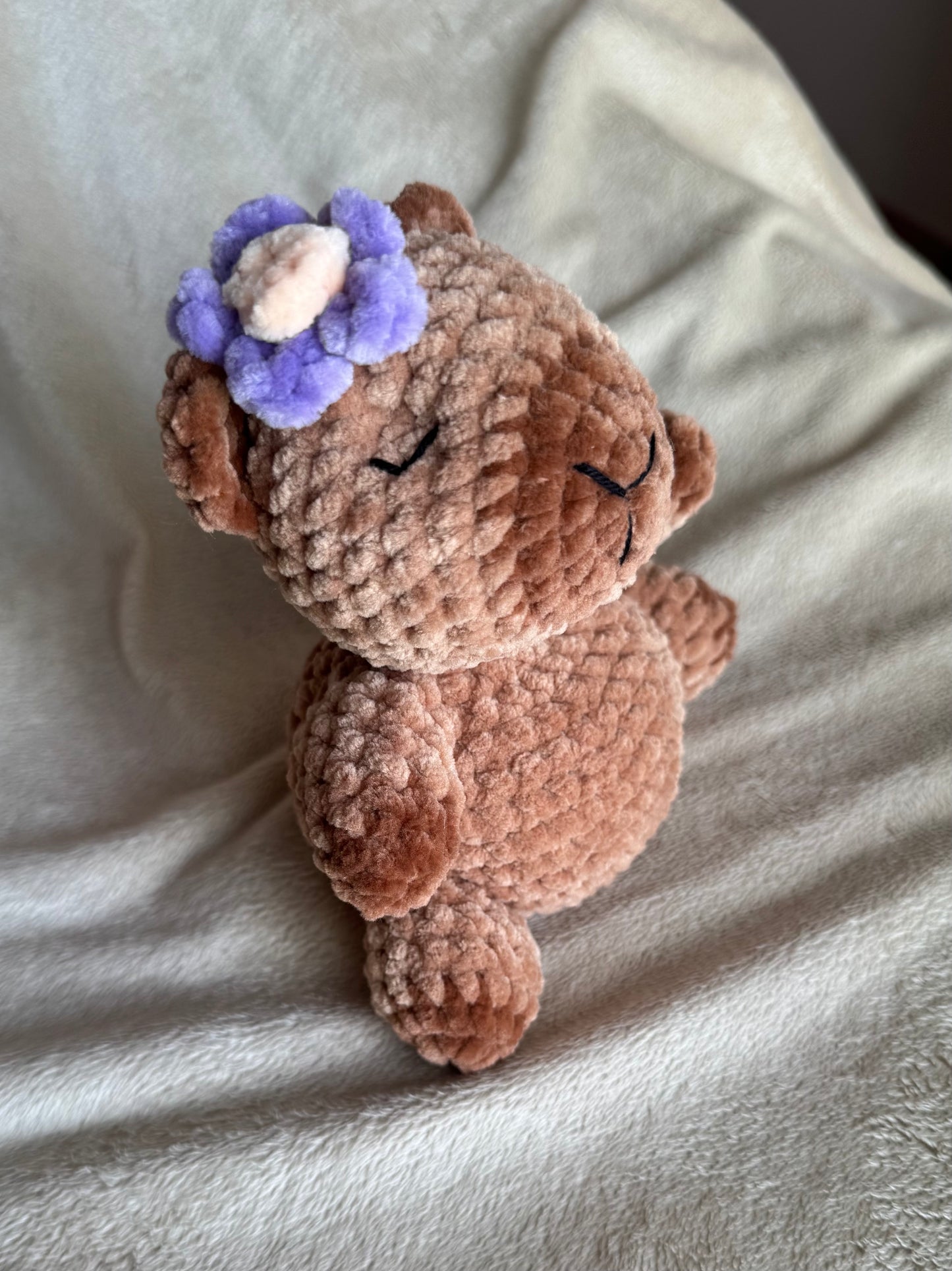 Capybara Squish Plushie | Handmade Crochet Capybara