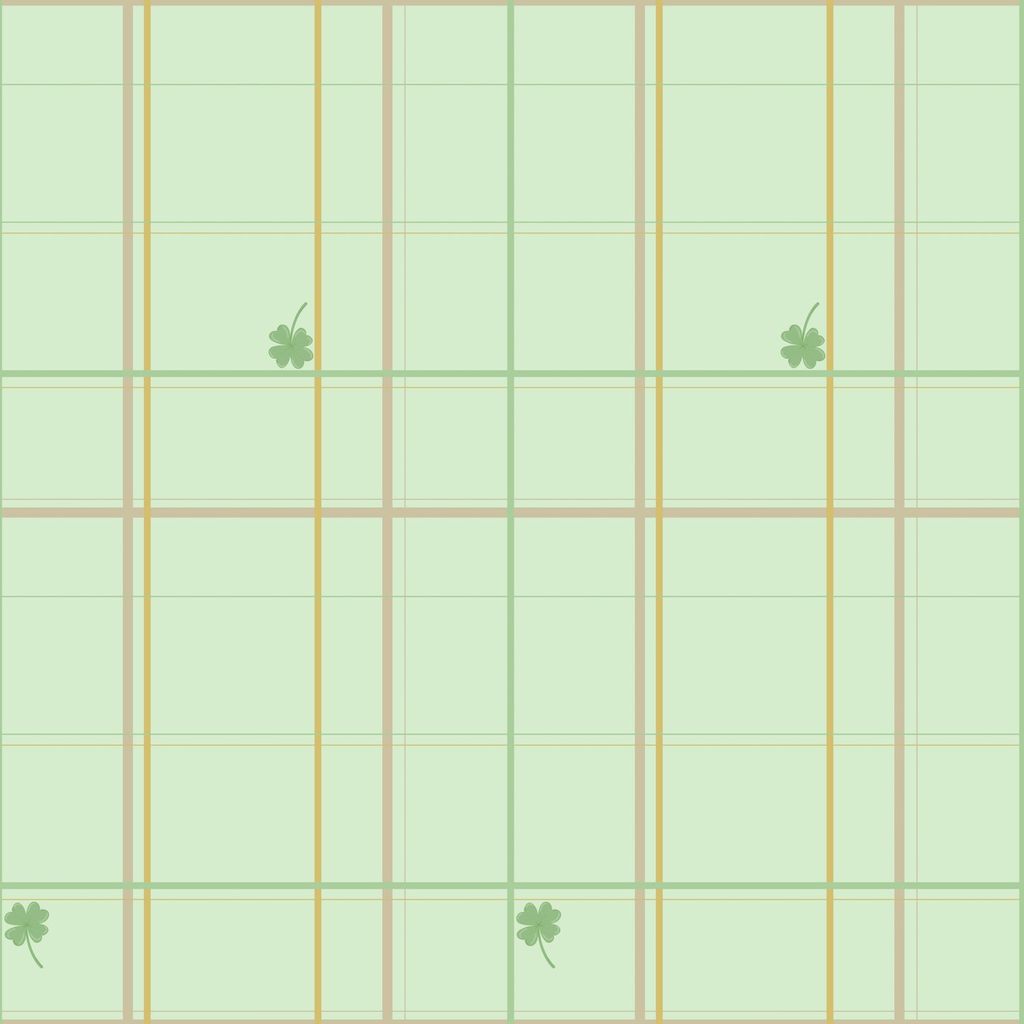 Coquette Clovers | Digital Seamless Pattern Bundle | St. Patrick’s Day Spring Design